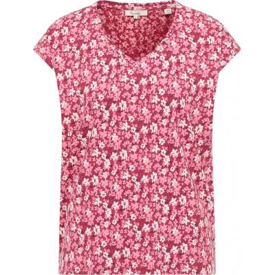 Tranquillo Дамска тениска Tranquillo Women's Jerseyshirt Elliin T-shirt - Red Wildflowers (916-6805-0313)