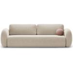 Cosmopolitan Design Бежов шенилов сгъваем/с място за съхранение диван 262 cm Tonale - Cosmopolitan Design (COS_3SF_214_F1_TONALE2)