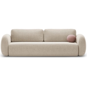 Cosmopolitan Design Бежов шенилов сгъваем/с място за съхранение диван 262 cm Tonale - Cosmopolitan Design (COS_3SF_214_F1_TONALE2)