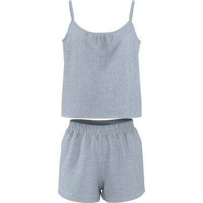 Esmara dámské mušelínové pyžamo modrá – Zboží Dáma