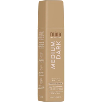 TanExpert MineTan Medium Dark Samoopalovací pěna 200 ml