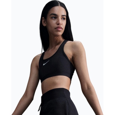 Nike Сутиен за тренировка Nike Swoosh Medium Support black/white
