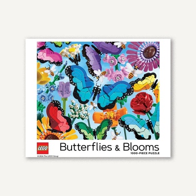 CHRONICLE BOOKS LEGO® Motýle a Kvety 1000 dielov