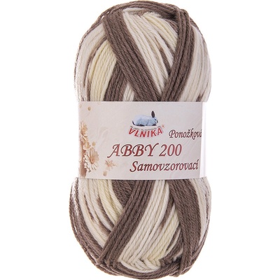 VLNIKA Příze Abby 200 samovzorovací ponožková Varianta: 44 – Zboží Dáma