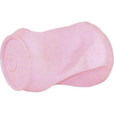 Eco friendly hračka pro psy plechovka růžová, 16 cm/110 g