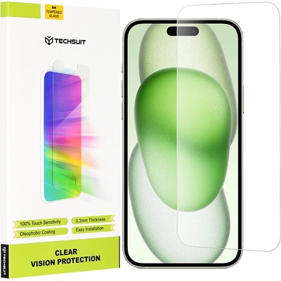 Techsuit Протектор за iPhone 15 Plus / iPhone 15 Pro Max / iPhone 16 Plus - Clear Vision Glass - Прозрачен