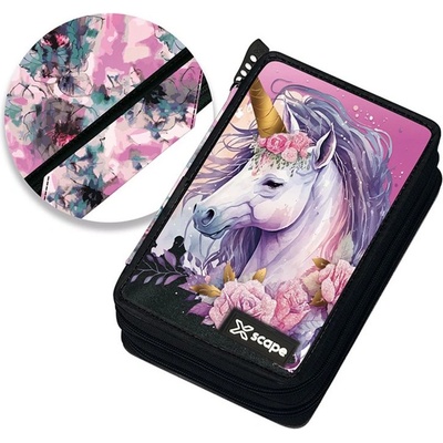 Graffiti Ученически несесер с пособия Graffiti Xscape - Unicorn (259332)