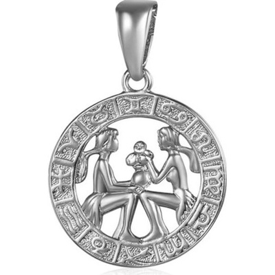 JVD Strieborné znamenie zverokruhu SVLP0713XH200BL BLÍŽENEC