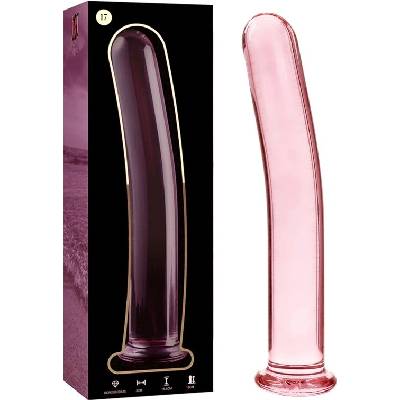 Ibiza Nebula Model 17 Dildo Borosilicate Glass 18.5 x 3 cm Pink