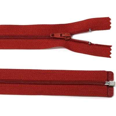 Spirálový zip no.3 rozepínací 50cm - více barev color: 548 červená