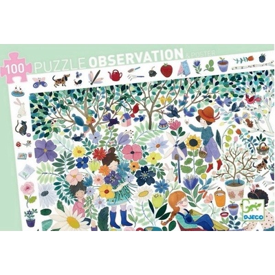 Djeco 1000 KVETOV OBJAVOVACIE 100 dielov