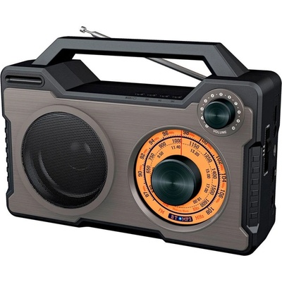 Diva Retrobox RB-BT7500 - ретро радио с FM/SW/MW, Bluetooth, USB, MicroSD - черно
