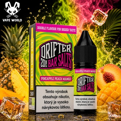 Juice Sauz Drifter Bar Salts Pineapple Peach Mango 10 ml 20 mg