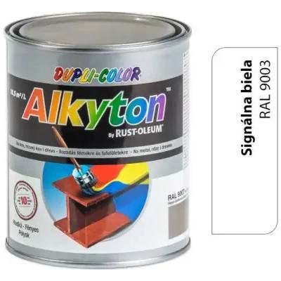 Alkyton 2v1 bez základu lesklá 0,25 l signálna biela