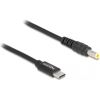 Delock 5.5x2.5mm -> USB-C notebook töltő kábel 1.5m fekete (87978) (delock87978) (delock87978)