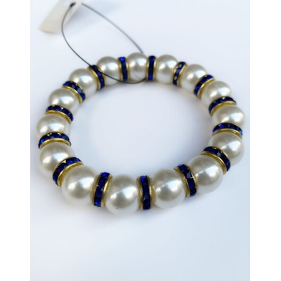 Fashion Jewelry perla 2-b146 modrá