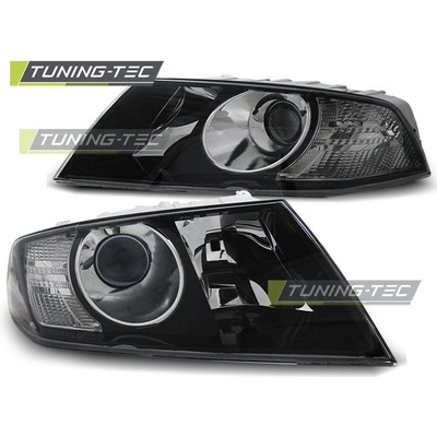 Tuning-Tec Přední čirá světla Škoda Octavia II (2004 - 2008) - černé | Zboží Auto