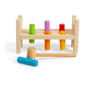 Bigjigs Toys - Дървена детска игра с чукче (BB097)