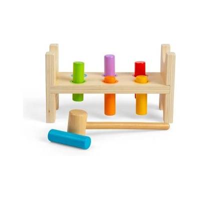 Bigjigs Toys - Дървена детска игра с чукче (BB097)