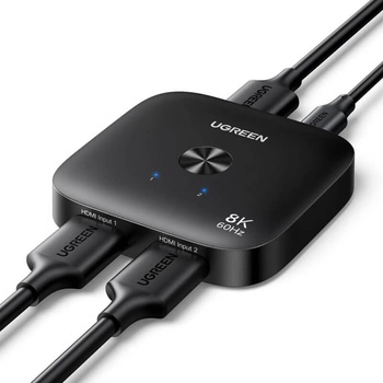 UGREEN 2-портов HDMI 8K превключвател за компютри и монитори - Ugreen Switch HDMI 8K (65877)