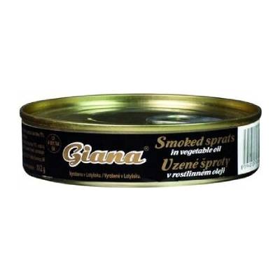Giana Údené šproty v rastlinnom oleji 160g Giana 0,16 kg