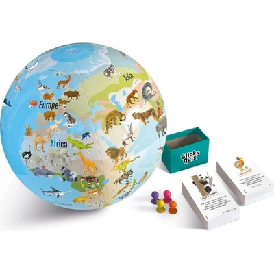 Caly Animal Stick N Quiz Animals of the World 30 cm
