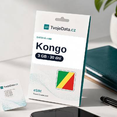 eSIM Kongo 3 GB / 29 dní