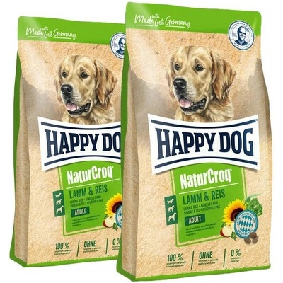 Happy Dog NaturCroq s jahňacím mäsom a ryžou 2 x 15 kg