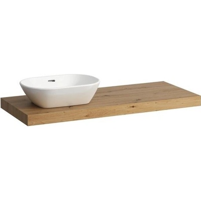 Laufen Lani Umývadlová doska 120 cm divoký dub výrez levá strana H4046721122671