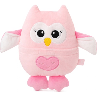 Амек Тойс Играчка против колики с черешови костилки Амек Тойс - Бухал, розов (098404-1)