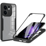 Techsuit Калъф за Oppo Reno13 F 4G / Reno13 F 5G / Reno13 FS 5G - ColorVerse 360 Series + Screen Protector - Черен