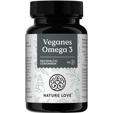 Nature Love Veganské Omega 3 olej z řas 45 kapslí