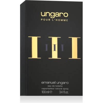 Emanuel Ungaro Pour L'Homme III Eau de Toilette за мъже 100 ml опция Нова опаковка