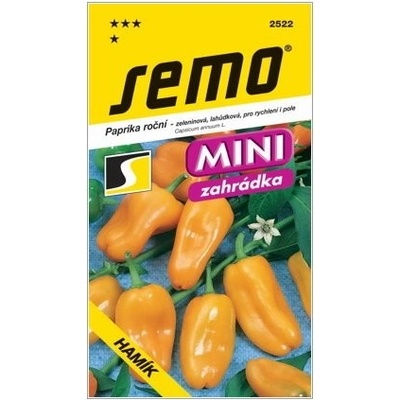SEMO Paprika zeleninová Hamík sladká k rychlení i na pole mini zahrádka Krátká expirace – Zbozi.Blesk.cz