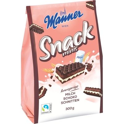 Manner Snack Minis Milk Choclate 300 g