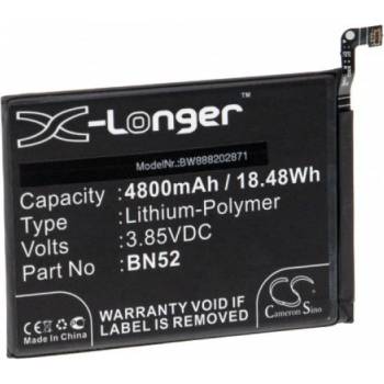 Image 1 of VHBW Батерия за Xiaomi Poco M2 Pro / Note 9S / Note 9 Pro, BN52, 4800 mAh (888202871)