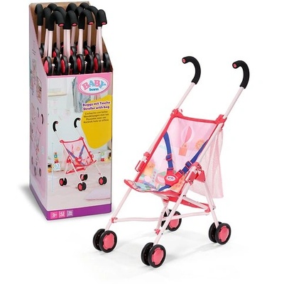 Zapf Creation BABY born Stroller with Bag Pink Детска количка за кукла (840665)