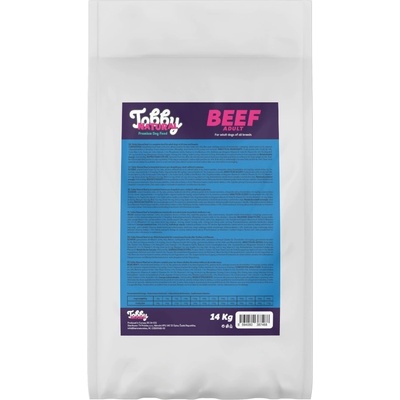 Tobby Natural Adult Dog Beef 14 kg
