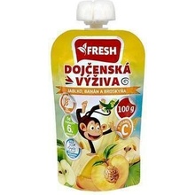 Fresh vrecko Jablko banán broskyňa bez cukru 100 g