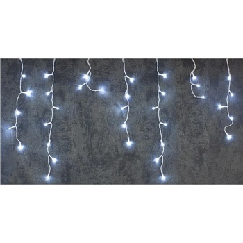 MagicHome Reťaz Vianoce Icicle 800 LED studená biela cencúľová jednoduché svietenie 230 V 50 Hz IP44 exteriér osvetlenie L-20 m