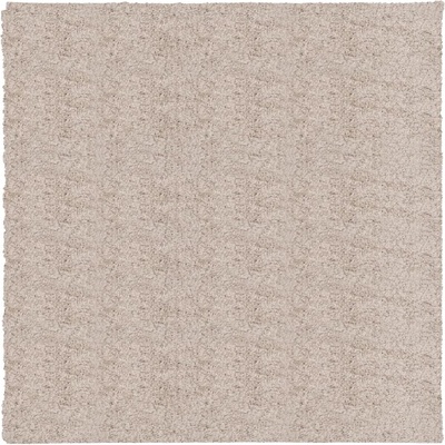 Шаги килим с дълъг косъм, модерен, бежов, 240x240 cm