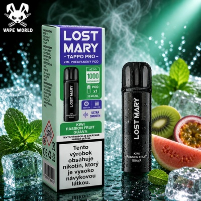 Elf Bar Lost Mary Tappo Cartridge Kiwi Passion Fruit Guava 20 mg