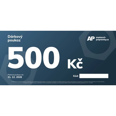 Elektronický dárkový poukaz v hodnotě 500 Kč