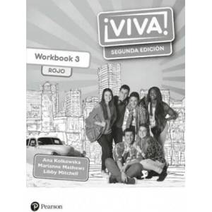 Viva! 3 Rojo Segunda Edicion Workbook (Pack of 8) | Ana Kolkowska, Marianne Mathews, Libby Mitchell (ISBN: 9781292316901)