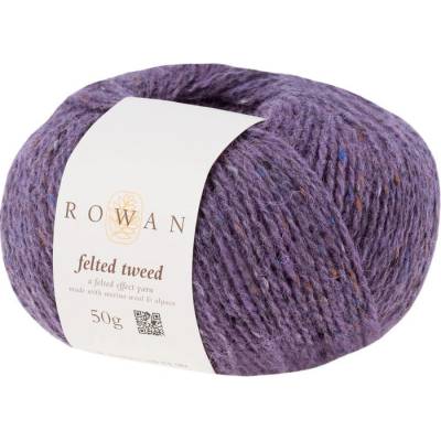 ROWAN Felted Tweed 50g fialová- amethyst