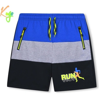 Kugo chlapecké šortky modrá/černá TM8248
