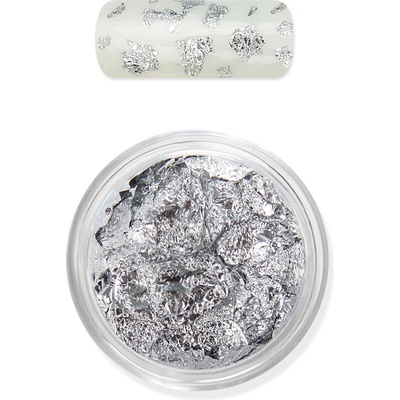Nail art fólia Moyra 01 Silver 0 2 g
