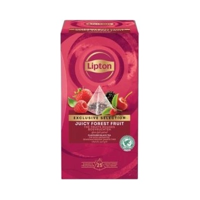 Lipton Pyramids Lesní ovoce černý čaj 25 x 1,7 g
