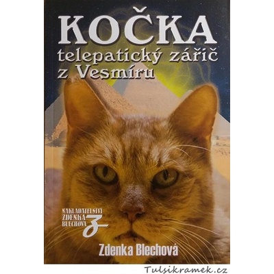 Blechová Zděnka Kočka telepatický zářič z Vesmíru