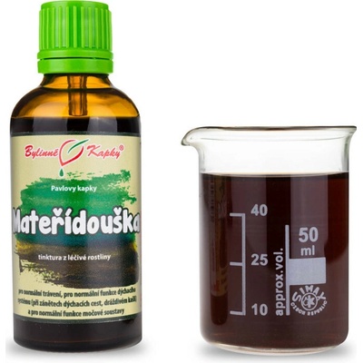 Bylinné kapky Materina dúška bylinné kvapky tinktúra 50 ml